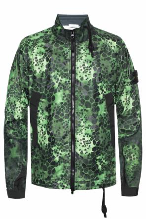 Patterned jacket with band collar, zdjęcie 1 Patterned jacket with band collar od Stone Island